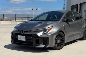 Under the hood of the GR Corolla is a 1.6-litre three-cylinder engine that pumps out 300 horsepower.