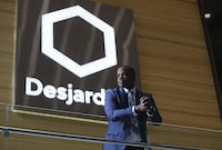 Jimmy Jean, chief economist Desjardins poses outside their offices in Montrealon May 5, 2021.   