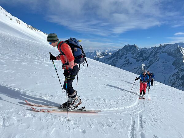 With caution, Simon Akam undertakes a trial run of the Patrouille des Glaciers and embraces the highs and lows of taking risks