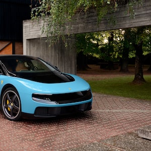 This handout picture released by Italian auto maker Ferrari on May 25, 2026 shows a the new fully electric Ferrari car called 'Luce', Italian for "light", revealed by Ferrari in Rome on May 25. (Photo by Handout / FERRARI PRESS OFFICE / AFP via Getty Images) / RESTRICTED TO EDITORIAL USE - MANDATORY CREDIT "AFP PHOTO / SOURCE / BYLINE" - HANDOUT - NO MARKETING NO ADVERTISING CAMPAIGNS - DISTRIBUTED AS A SERVICE TO CLIENTS