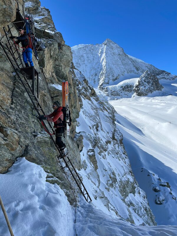 With caution, Simon Akam undertakes a trial run of the Patrouille des Glaciers and embraces the highs and lows of taking risks