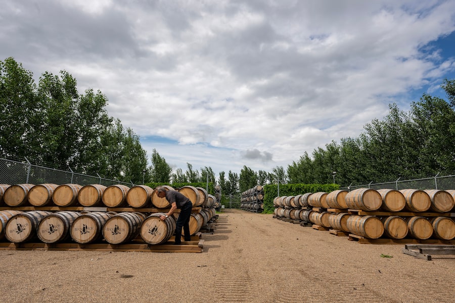 John Cote's Black Fox Farm and Distillery grows the grains it uses to make its whiskies and offers a limited number of casks for purchase each year.
