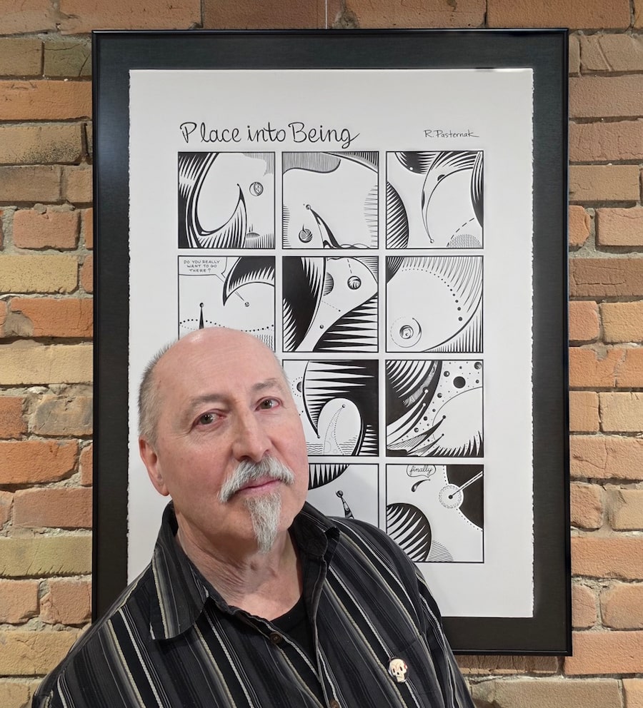 Winnipeg-based graphic designer and filmmaker Robert Pasternak. 