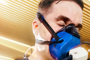 Graham Isador's VO2 Max Test at Altitude Athletic Training in Toronto.