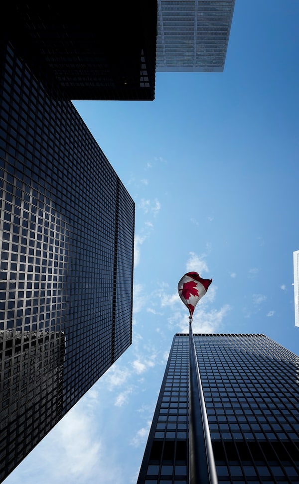 Toronto's Financial District in August, 2022.