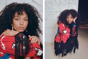 GOT THE LOOK
Peak was front row at Chanel’s Métiers d'art show in New York, which was staged in a downtown subway station and featured statement pieces like the fringed suit, pictured here.