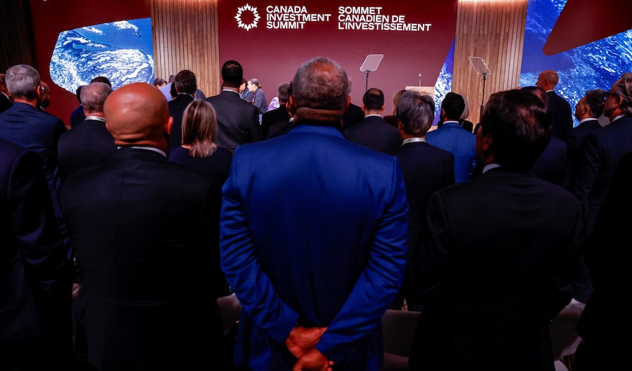 High-profile attendees gather for the Canada Investment Summit in Toronto on Tuesday.