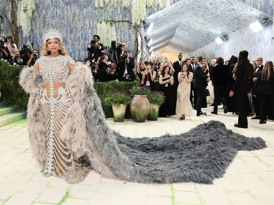 Beyoncé attends the 2026 Met Gala celebrating "Costume Art" at the Metropolitan Museum of Art on May 04, 2026 in New York City. 