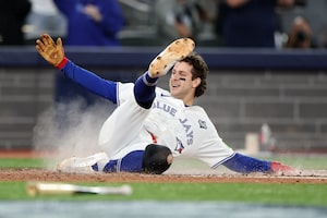 I've blocked out everything that came after this sixth-inning slide.