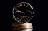The Canadian dollar steadied near its lowest level this year against the U.S. dollar.