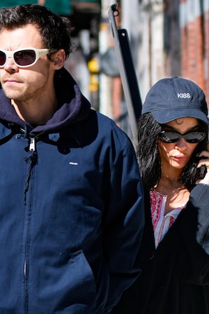 NEW YORK, NY - MARCH 09: Harry Styles and Zoe Kravitz are seen on March 09, 2026 in New York City. (Photo by XNY/Star Max/GC Images)
