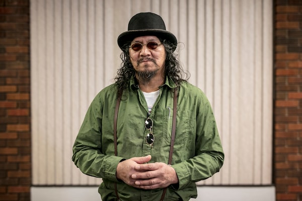 Brad DeBungee's stands for a portrait after Gerry McNeilly's presentation of his systematic review of the Thunder Bay Police Service titled "Broken Trust". DeBungee's brother, Stacy, was found dead in the Mcintyre Floodway in Thunder Bay on October 19, 2015, and the case will be reopened after TPBS failed to conduct a thorough investigation into Stacy's death. David Jackson/ Globe and Mail