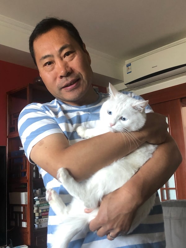 Wu Xianle, seen in a photo taken by Francois Dupouy in May 2020. It was one of the last times Mr. Dupouy saw his husband before he was arrested.