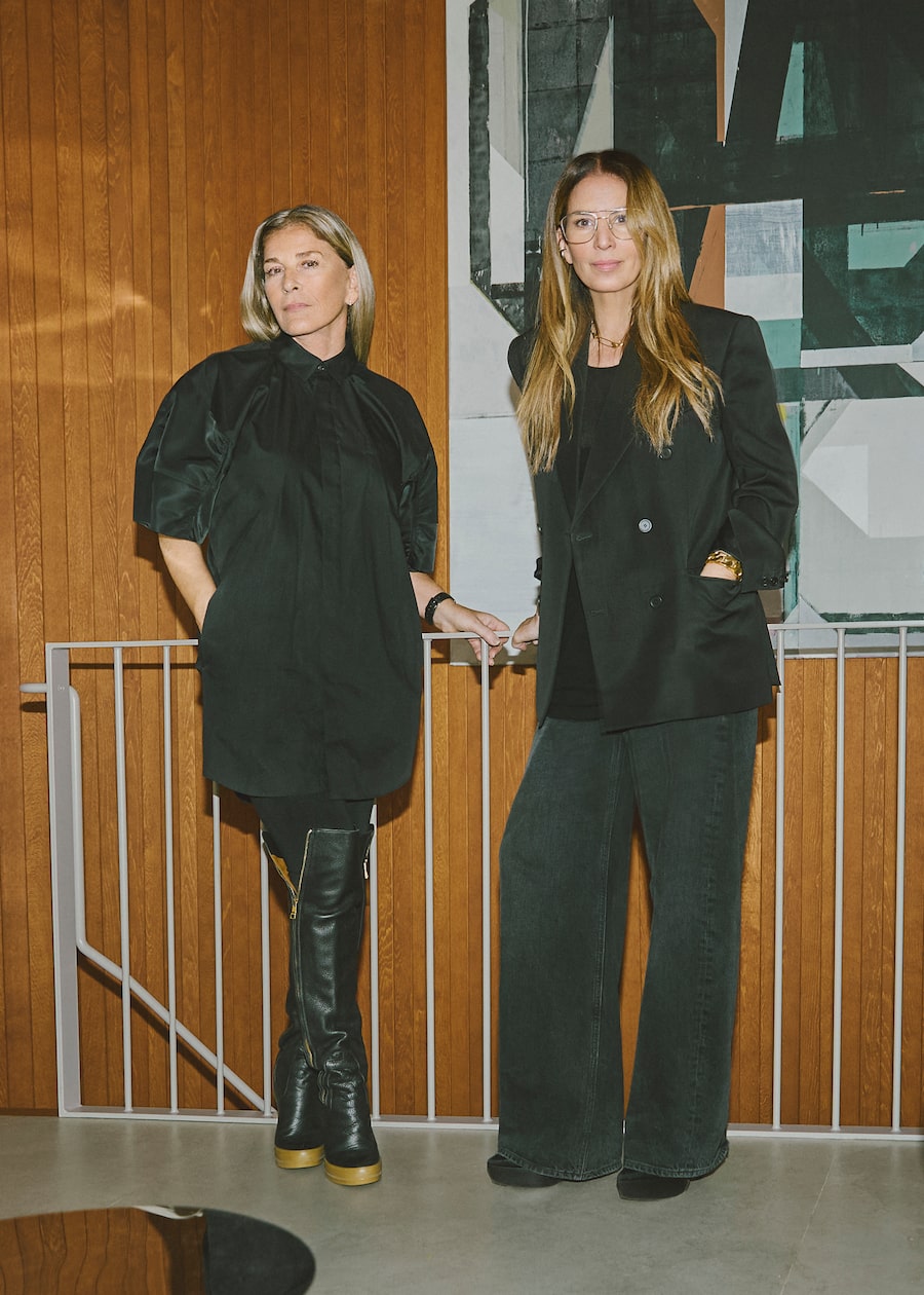 Longtime creative collaborators Nathalie Bouchard (left) and Annie Horth.