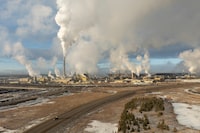 A Syncrude facility near Fort McMurray, Alberta, Nov. 24, 2025. 