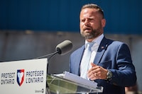 Ontario Minister of Labour, Immigration, Training and Skills Development David Piccini.