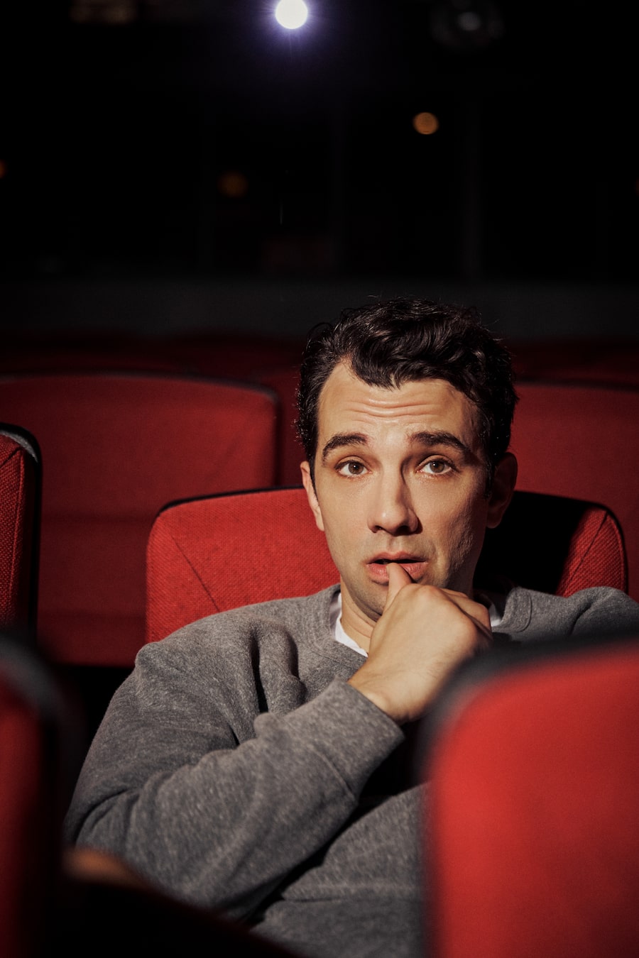 Jay Baruchel at the Fox Theatre in Toronto’s east end in August.
