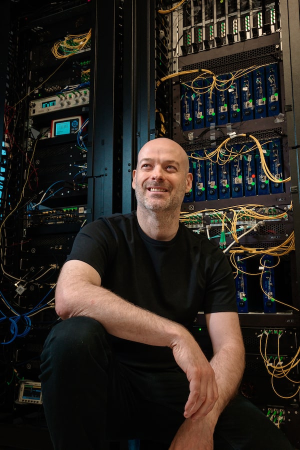 Christian Weedbrook, founder and CEO of Xanadu Quantum Technologies Inc., at the company's Toronto headquarters.