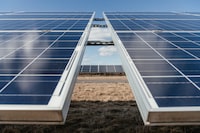 A field of operating solar panels located in Prince Edward County, Ontario owned and operated by Northland Power Inc.
