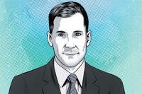 illustrion of Bruce Campbell for Brend Bouw Q&A The Mover. March 26, 2022
Illustration by Joel Kimmel