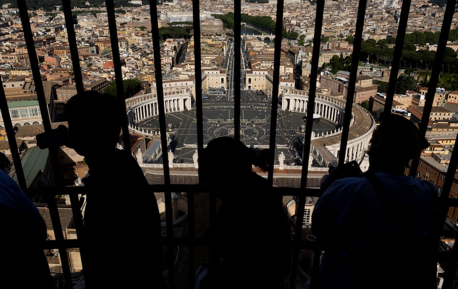 St. Peter’s Square is the heart of public activity in Vatican City, but when cardinals convene at the nearby Sistine Chapel to pick the next Pope, no outsiders will be allowed to see them at work.
