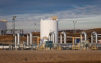 Pipeline facilities now owned by South Bow Corp. are seen in Hardisty, Alta., on Friday, Nov. 6, 2015. THE CANADIAN PRESS/Jeff McIntosh