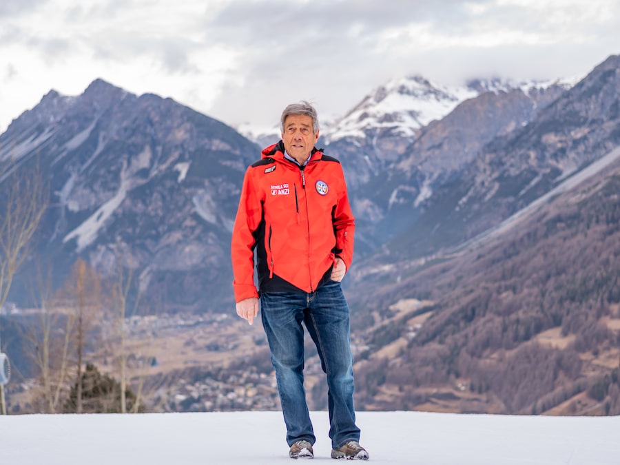 Aldo Anzi, a veteran of Italy’s ski team, owns a hotel on the Stelvio course that he designed in the 1980s.