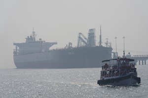 Tanker Shenlong Suezmax carried oil from Saudi Arabia through the Strait of Hormuz earlier this month. The tanker is managed by Dynacom Tankers, according to Reuters, one of the few companies willing to send vessels through the waterway since the war began.