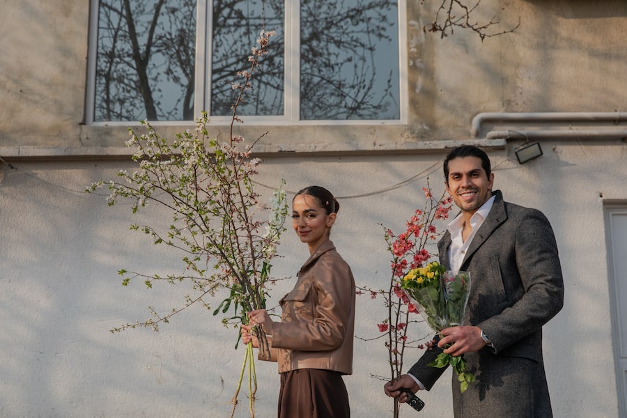 Setareh Riyahi and Morteza Kashani were among the Tehran residents shopping for flowers at Tajrish Bazaar on Thursday, the day before Nowruz, an Iranian festival of spring.
