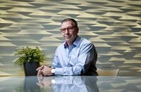 Kinaxis CEO John Sicard in his office in Kanata, on Friday, Dec. 14, 2018. (Justin Tang for The Globe and Mail)