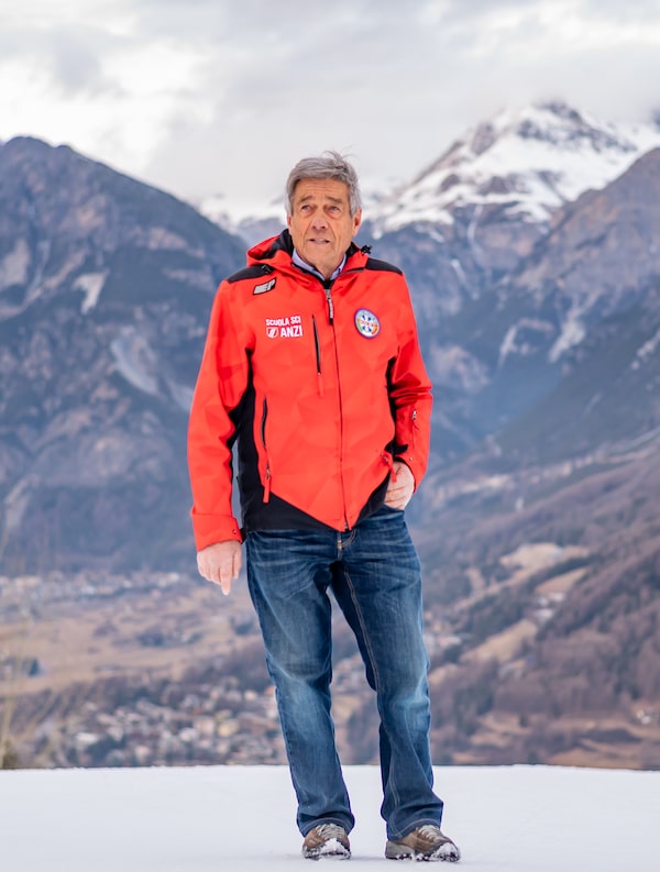 Aldo Anzi, a veteran of Italy’s ski team, owns a hotel on the Stelvio course that he designed in the 1980s.