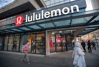 A Lululemon store in Vancouver in January. 