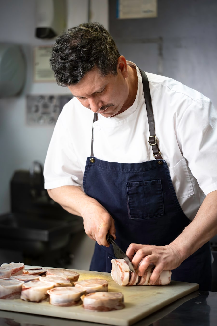 This summer, Moncton chef Pierre A. Richard is hoping adventurous diners will give his new dish – a log of wolffish encased in Italian cured pork jowl – a try.