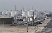 The Ras Laffan Industrial City, Qatar's principal site for production of liquefied natural gas and gas-to-liquid, in 2017. The Ras Laffan LNG Hub sustained heavy damage last week after attacks by Iran.