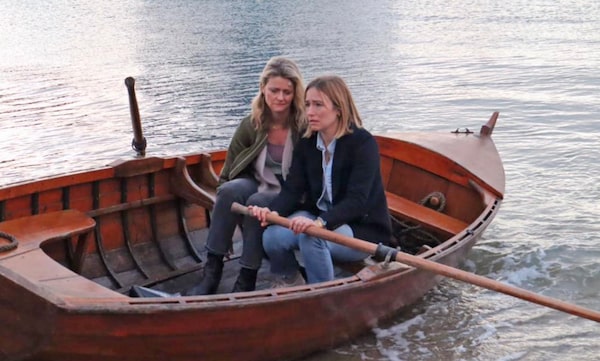 Set in Ireland, the six-part, character-driven series follows Sare (Sarah Goldberg) and Suze (Susan Stanley), born continents apart, in Canada and in Ireland, as they discover that they are half-sisters and embark on a road trip to find their alcoholic father. Courtesy of Crave