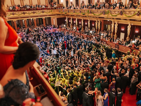 The Vienna Philharmonic Ball is one of about 450 that take place in the city every year.