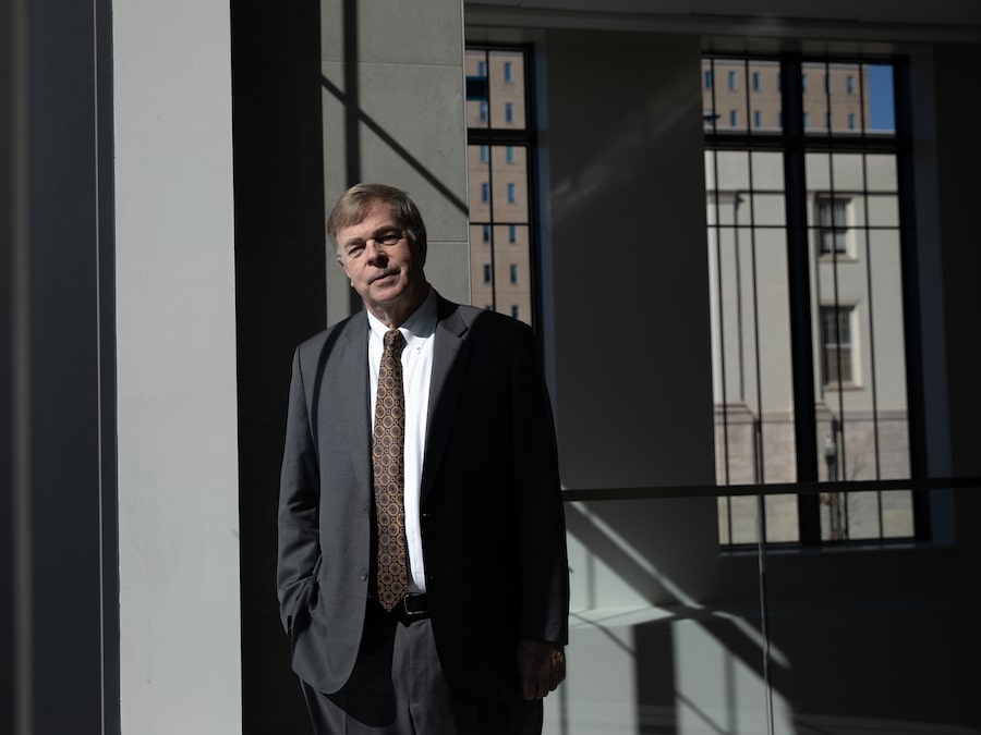 Tommy Battle, the five-term Mayor of Huntsville, Ala., at his office in city hall.