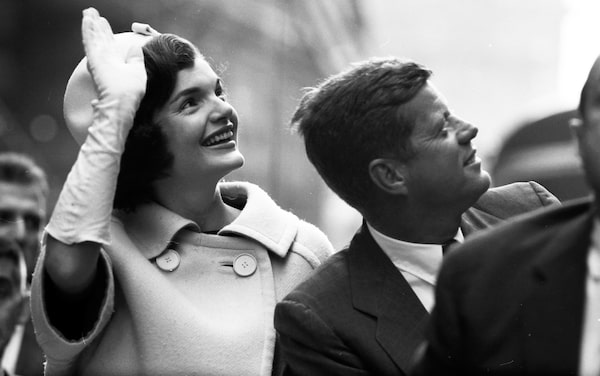 George Zimbel took this photo of President John F. Kennedy and First Lady Jackie Kennedy in the early 1960s. Credit: George Zimbel