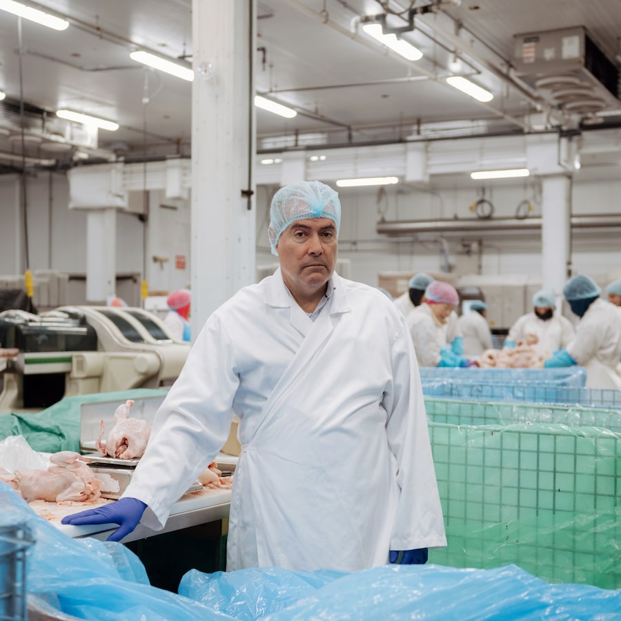 Augo Pinho, president and CEO of ADP Direct Poultry, at the company's Etobicoke chicken processing facility.