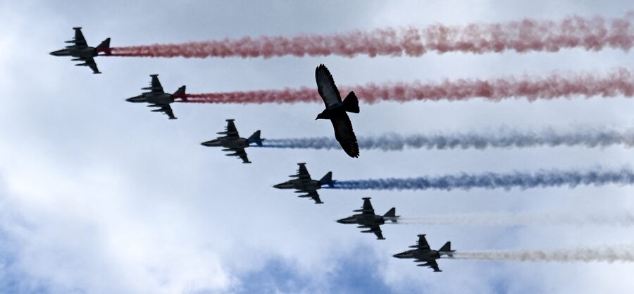  Russia’s armed forces have been busy rehearsing their air shows and parades in Moscow ahead of May 9, when it celebrates 80 years since the Soviet defeat of Nazi Germany. Western countries such as Canada commemorate the Allied liberation of Europe on May 8.