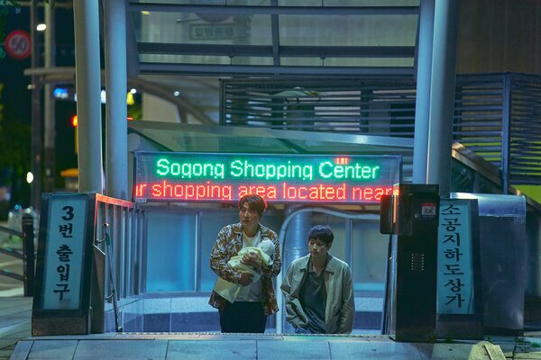 Song Kang-ho and Dong-won Gang in Broker (2022). Courtesy of Elevation Pictures