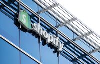 <p>Shopify Inc. headquarters signage in Ottawa on Tuesday, May 3, 2022.  
