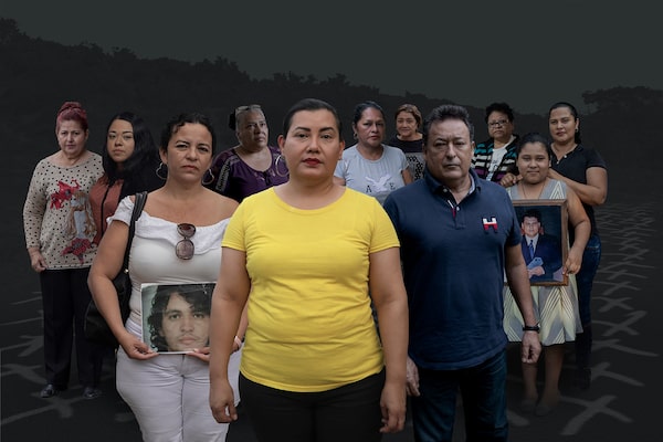 Families of nine men who disappeared in Mexico