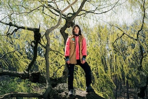 Emily Pleasance in High Park, Toronto, ON on May 1st, 2026.