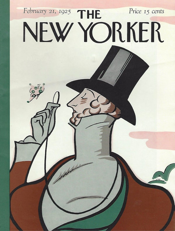 The cover of the first issue of The New Yorker, published February 21, 1925. Credit: The New Yorker