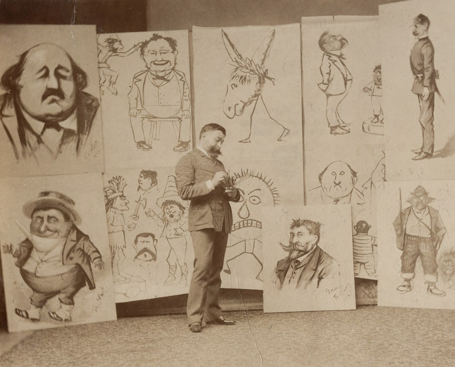 In lampooning the Gilded Age’s most powerful people, cartoonist Thomas Nast also established some of the visual grammar of modern U.S. politics. He's the principal reason why the Democratic Party is represented with a donkey, and Republicans with an elephant.