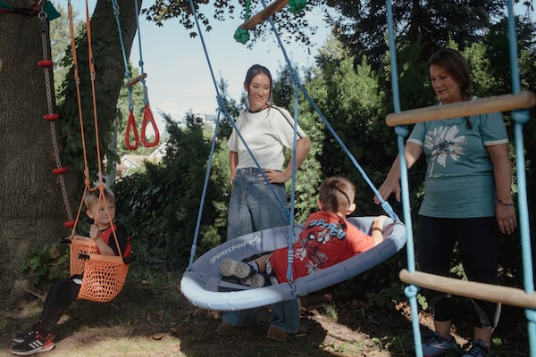 Kathryn Ross, 36, is a millennial parent to two Generation Alpha boys. She has not always seen eye-to-eye with her baby-boomer mother, Norma Oda, about their upbringing.