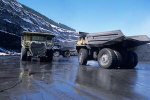 TECK COMINCO LTD - MINING OPERATIONS.

Cardinal River Coals is a wholly owned subsidiary of Elk Valley Coal Corporation.
Cardinal River Operation is located approximately 42 kilometres south of Hinton, Alberta. Mining operations originally commenced in 1970. Operations recently started up again with the development of the new Cheviot pit mining area. The metallurgical coal mined by Cardinal River is supplied to a variety of international steel producers. It will be mined from a series of six open pits that will be developed sequentially within the Cheviot mining area using the truck and shovel mining method. The annual mining capacity of the Cardinal River processing plant isæ 2.8 million tonnes. (TECK has a 39% interest in the Elk Valley Coal Partnership).  HANDOUT
